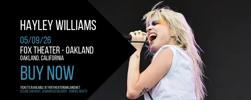 Hayley Williams at Fox Theater